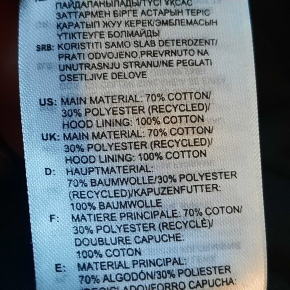 Adidas Hoodie Sweatshirt Womens 2XL XXL Black Essentials Lounge Sweater Soft - Picture 8 of 12